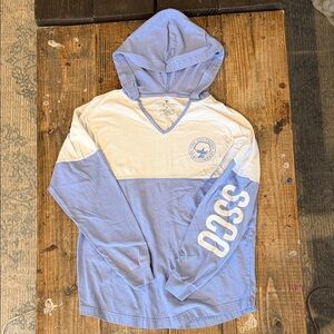 The Southern Shirt Company Blue and White Hoodie